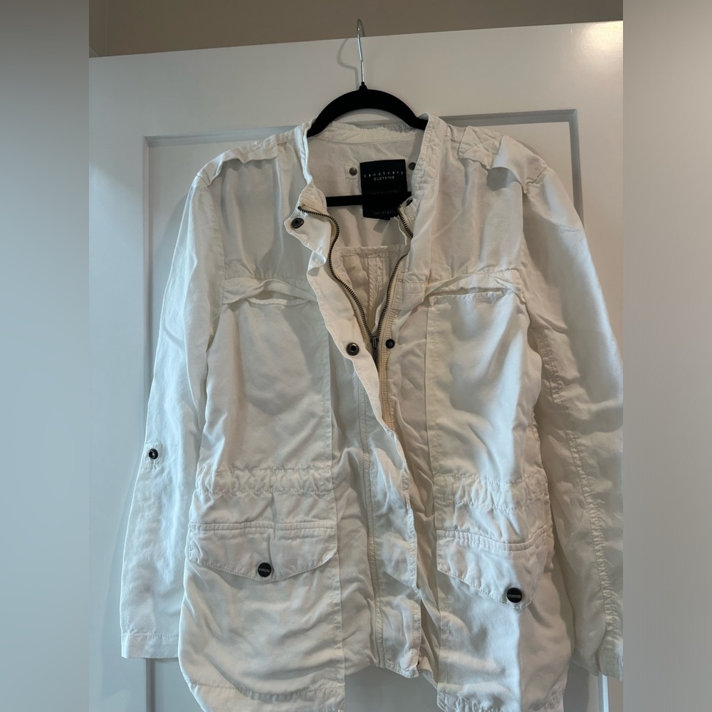 Sanctuary Clothing White Shirt Jacket - Picture 1 of 4